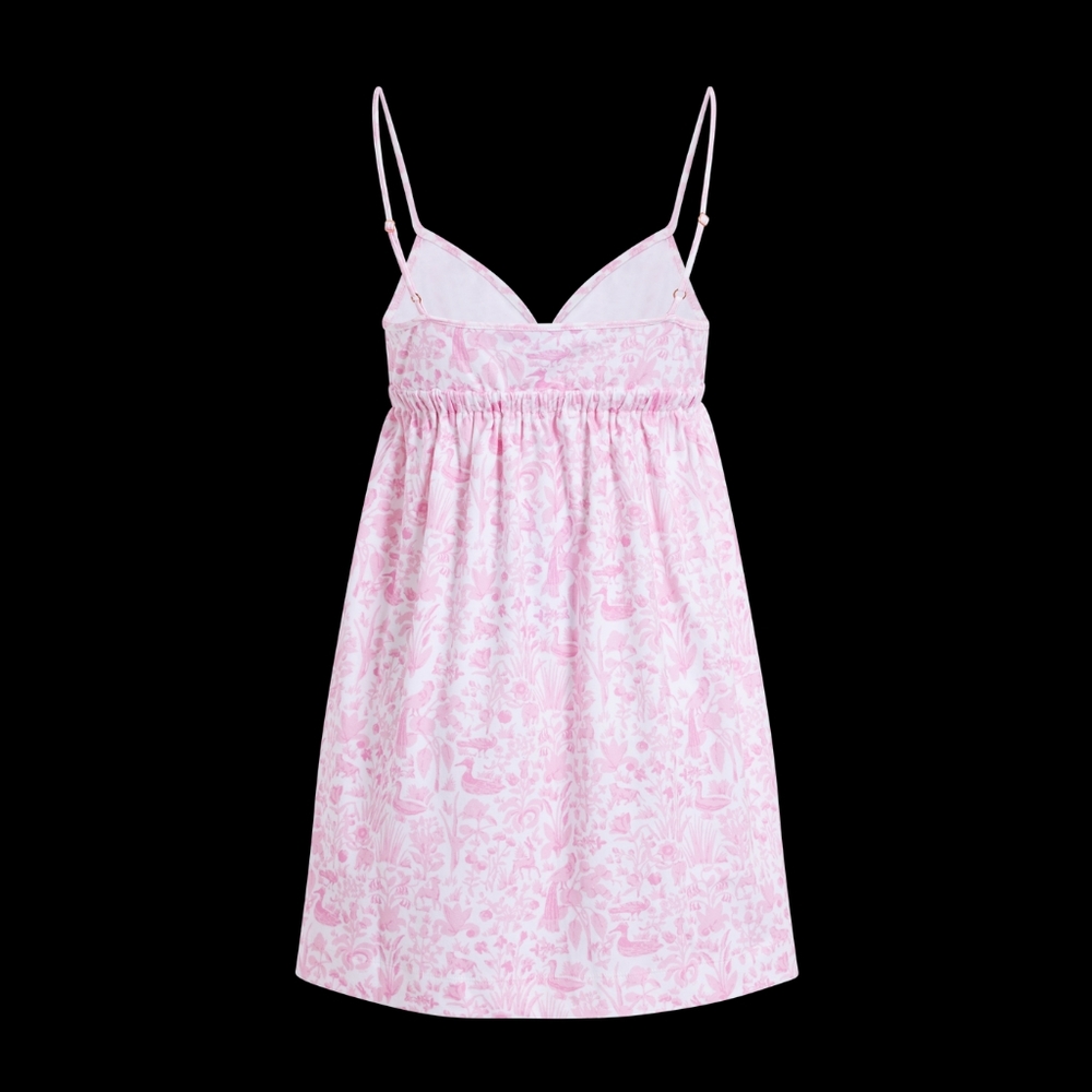 Hill House The Aurora Sleep Dress Pink Sherwood Forest Organic Cotton XS, L NWT - Picture 4 of 5